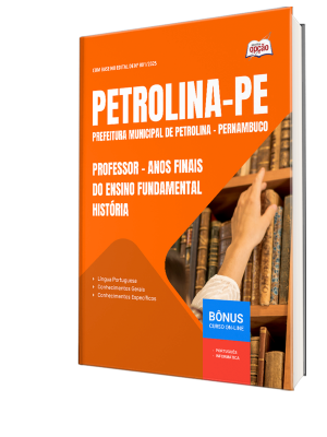 Apostila Prefeitura de Petrolina - PE 2025 - Professor de Anos Finais do Ensino Fundamental – História