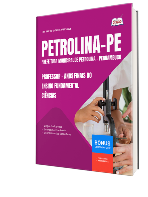 Apostila Prefeitura de Petrolina - PE 2025 - Professor de Anos Finais do Ensino Fundamental – Ciências