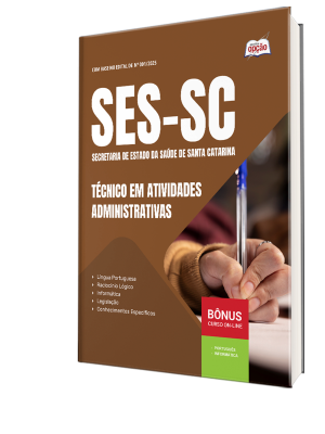 Apostila SES-SC 2025 - Técnico em Atividades Administrativas