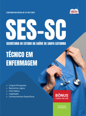 Apostila SES-SC em PDF 2026 - Técnico em Enfermagem