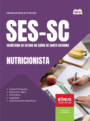 Apostila SES-SC 2025 - Nutricionista