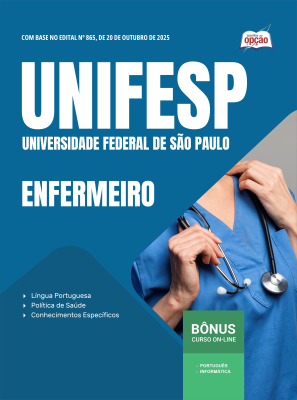 Apostila UNIFESP em PDF 2026 - Enfermeiro