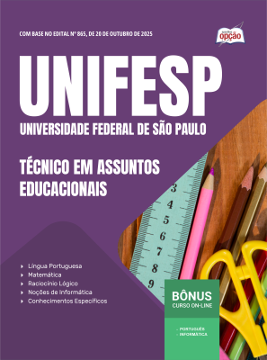 Apostila UNIFESP em PDF 2026 - Técnico em Assuntos Educacionais