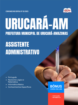 Apostila Prefeitura de Urucará - AM em PDF 2026 - Assistente Administrativo