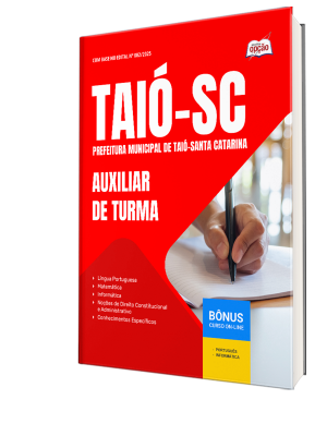 Apostila Prefeitura de Taió - SC 2025 - Auxiliar de Turma