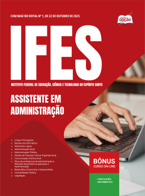 Apostila IFES 2025 - Assistente em Administração