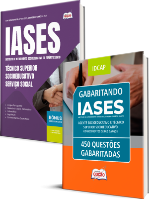 Combo IASES 2025 - Técnico Superior Socioeducativo - Serviço Social