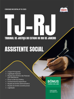 Apostila TJ-RJ 2025 - Analista Judiciário - Assistente Social