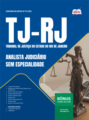 Apostila TJ-RJ 2025 - Analista Judiciário (sem especialidade)
