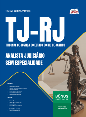 Apostila TJ-RJ em PDF 2025 - Analista Judiciário (sem especialidade)