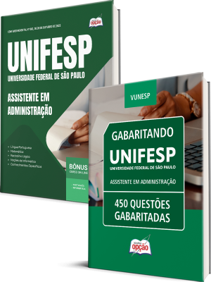 Combo UNIFESP 2025 - Assistente em Administração