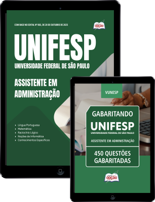 Combo UNIFESP 2025 - Assistente em Administração