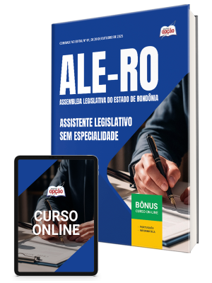 Apostila ALE-RO 2025 - Assistente Legislativo - Sem especialidade