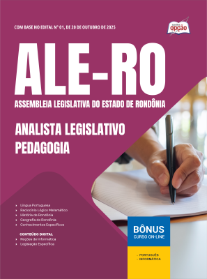 Apostila ALE-RO 2025 - Analista Legislativo - Pedagogia