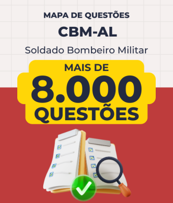 Mapa de Questões Online - CBM-AL - Soldado Bombeiro Militar - 8 Mil Questões