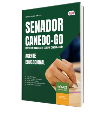Apostila Prefeitura de Senador Canedo - GO 2025 - Agente Educacional