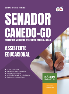 Apostila Prefeitura de Senador Canedo - GO em PDF 2026 - Assistente Educacional