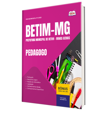 Apostila Prefeitura de Betim - MG 2025 - Pedagogo
