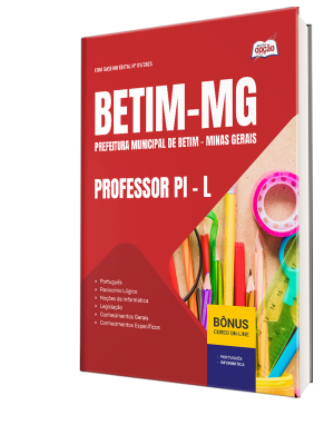 Apostila Prefeitura de Betim - MG 2025 - Professor PI - L