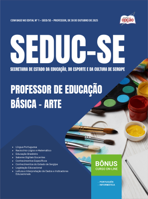 Apostila SEDUC-SE 2026 - Professor de Educação Básica – Arte