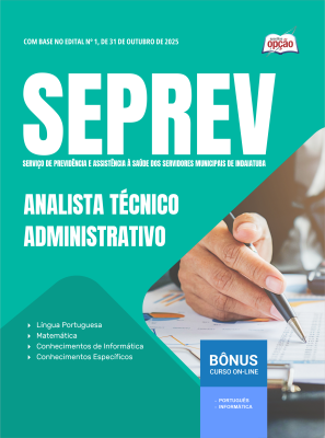 Apostila SEPREV em PDF 2026 - Analista Técnico Administrativo