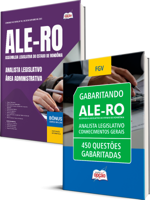 Combo ALE-RO 2025 - Analista Legislativo - Área Administrativa