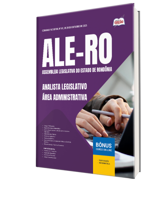 Combo ALE-RO 2025 - Analista Legislativo - Área Administrativa
