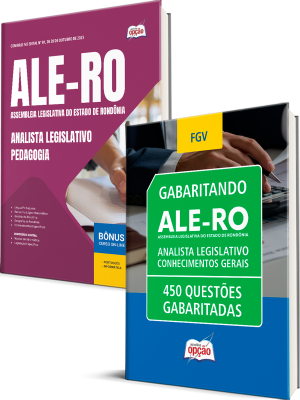 Combo ALE-RO 2026 - Analista Legislativo - Pedagogia