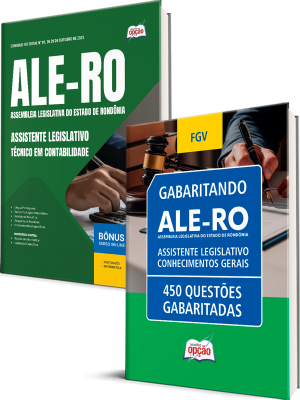 Combo ALE-RO 2026 - Assistente Legislativo - Técnico em Contabilidade