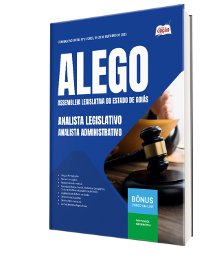 Combo ALEGO 2025 - Analista Legislativo - Analista Administrativo