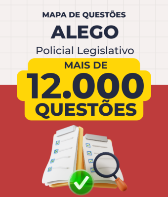 Mapa de Questões Online - ALEGO - Policial Legislativo - 12 Mil Questões