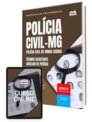 Apostila PC-MG 2025 - Técnico Assistente - Auxiliar de Perícia