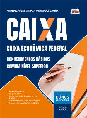 Apostila CAIXA em PDF 2026 - Conhecimentos Básicos - Comum Nível Superior