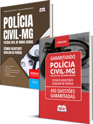 Combo PC-MG 2025 - Técnico Assistente - Auxiliar de Perícia
