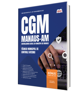Combo CGM Manaus-AM 2026 - Técnico Municipal de Controle Interno
