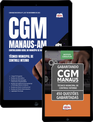 Combo CGM Manaus-AM 2025 - Técnico Municipal de Controle Interno