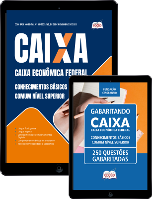 Combo CAIXA 2025 - Conhecimentos Básicos - Comum Nível Superior