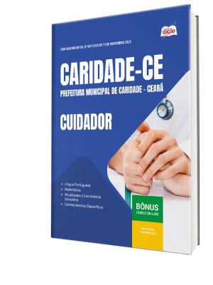 Apostila Prefeitura de Caridade-CE 2025 - Cuidador