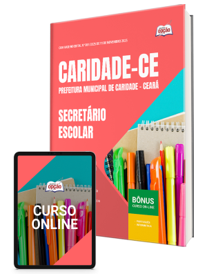 Apostila Prefeitura de Caridade-CE 2025 - Secretário Escolar