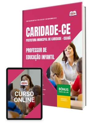 Apostila Prefeitura de Caridade-CE 2025 - Professor de Educação Infantil