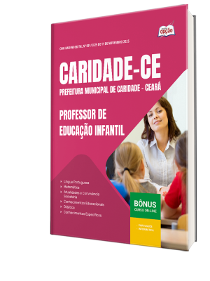 Apostila Prefeitura de Caridade-CE 2025 - Professor de Educação Infantil