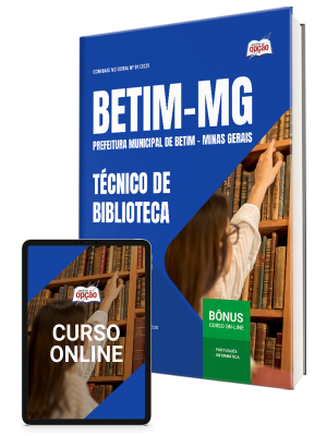Apostila Prefeitura de Betim - MG 2025 - Técnico de Biblioteca