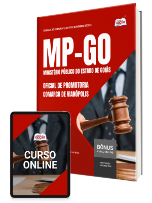 Apostila MP-GO 2025 - Oficial de Promotoria (Comarca de Vianópolis)