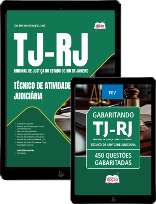 Combo TJ-RJ 2025 - Técnico de Atividade Judiciária