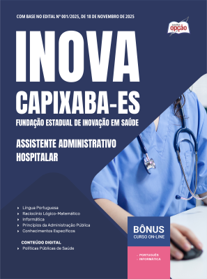 Apostila INOVA Capixaba 2026 em PDF - Técnico de Enfermagem - Hospitalar