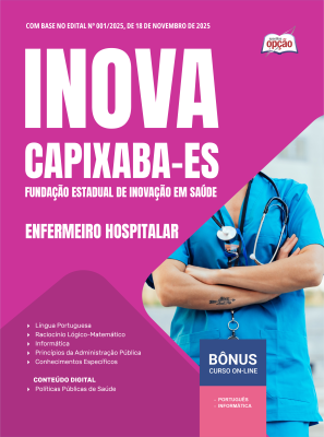 Apostila INOVA Capixaba 2026 em PDF - Enfermeiro Hospitalar