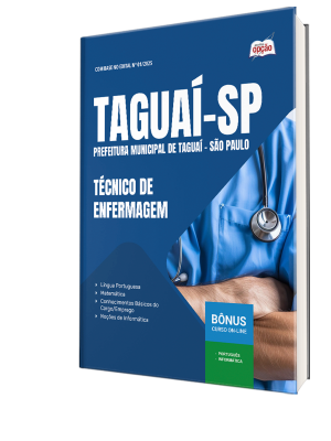 Apostila Prefeitura de Taguaí-SP 2025 - Técnico de Enfermagem