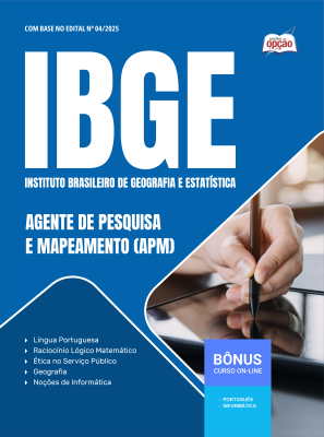 Apostila IBGE 2025 - Agente de Pesquisas e Mapeamento (APM)