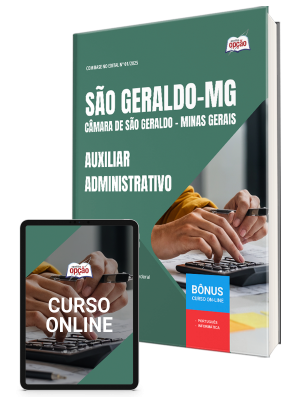 Apostila Câmara de São Geraldo-MG 2025 - Auxiliar Administrativo