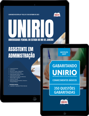 Combo UNIRIO 2025 - Assistente em Administração